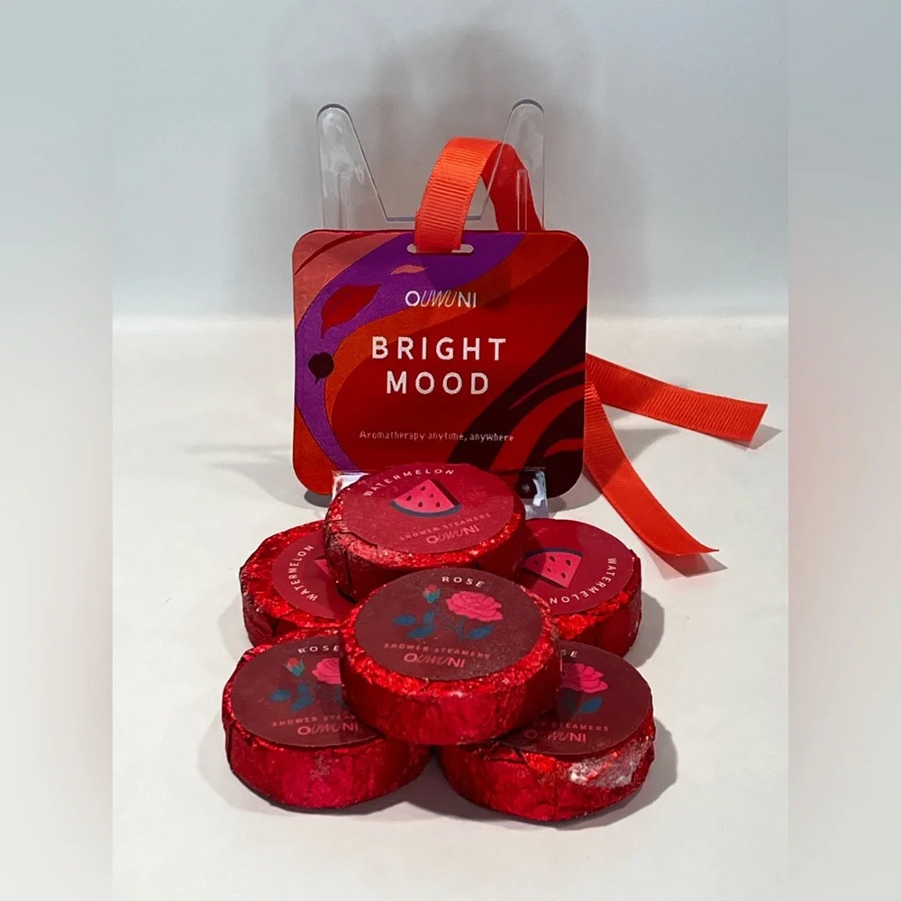 Easy Mood ORGANIC Shower Steamers Rose and Watermelon